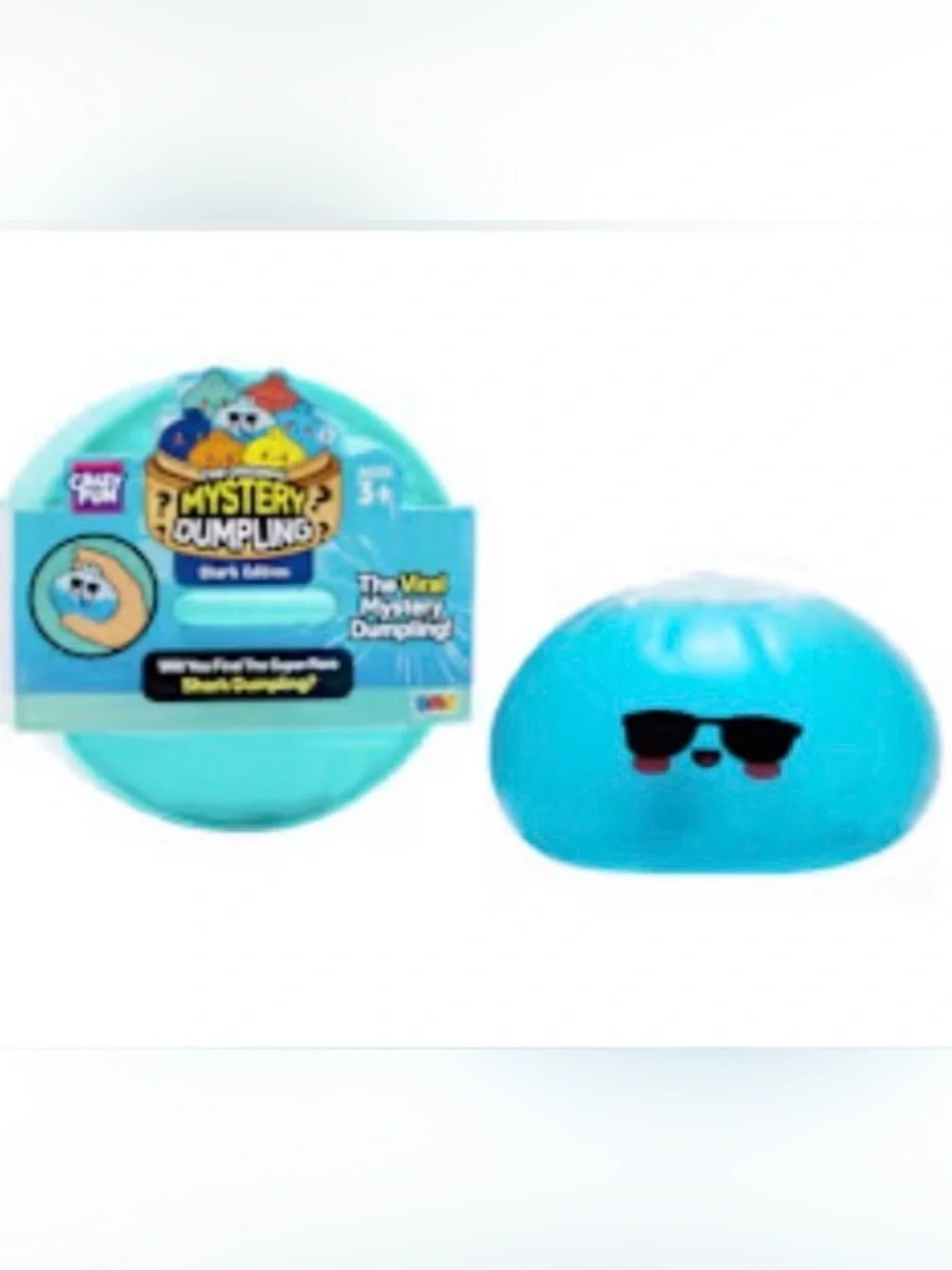 RMS Crazy Fun SHARK EDITION Surf Mystery Dumpling Bun🦈 🩵~ Blue ~ NEW & SEALED